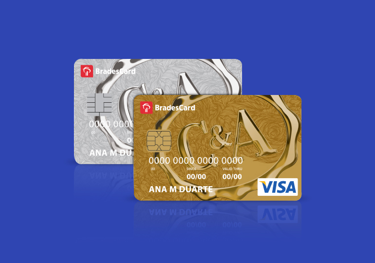 Cartões de crédito C&A internacional e Gold